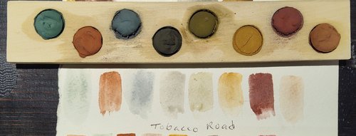 Tobacco Road Watercolor Palette